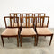 Suite of Six Slat Back Mid Century Dining Chairs By Catt Furniture