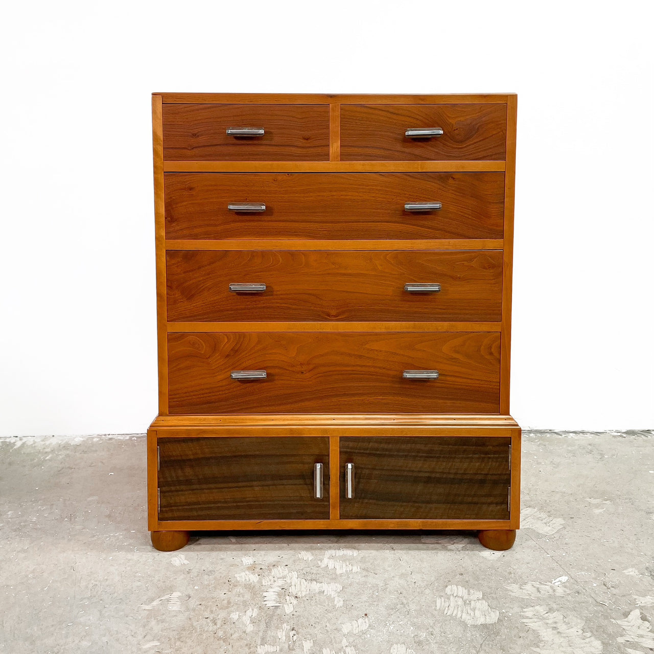 Newly Restored Art Deco Chest Of Drawers Cabinet