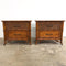 Vintage Faux Bamboo Pair of Bedside Tables