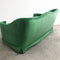 Mid Century Green Velvet Two Seater Sofa