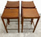 Pair Of Parker Mid Century Teak Bar Stools