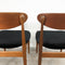 Set of Four Mid Century Parker 107 Spade Back Dining Chairs