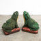 Pair Of Mid Century Garden Frogs