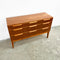Restored Mid Century 9 Drawer Chest Of Drawers