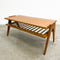 Retro 1960s Coffee Table With Magazine Rack