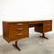 Restored Mid Century Teak Dresser Desk