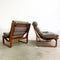 Tessa T4 Leather Mid Century Armchairs Priced Individually