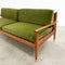 Parker Early 1960s Rattan Back Mid Century Restored Sofa