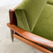 Parker Early 1960s Rattan Back Mid Century Restored Sofa