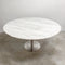 Round Carrara Marble Top Dining Table
