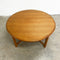 Parker Mid Century Early 80s Round Teak Coffee Table