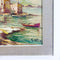 Vintage Mid Century Italian Seaside Oil Painting By S Stilio