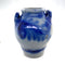 Small Antique German Westerwald Salt Glaze Cobalt Blue Stoneware Jar