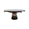 Vintage Ships Wheel and Lantern Coffee Table