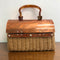 Vintage 1960's Italian Designer handbag Box Purse w/ Lucite Lid