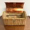 Vintage 1960's Italian Designer handbag Box Purse w/ Lucite Lid