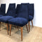Set of Six Restored 1960's Paul Kafka Dining Chairs, New Upholstery