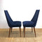 Set of Six Restored 1960's Paul Kafka Dining Chairs, New Upholstery