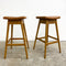 Genuine TH Brown Martelle Designer Bar Stools - Brand New