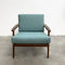Mid Century Iconic Parker Rattan Back Armchair Restored & Upholstered