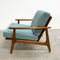 Mid Century Iconic Parker Rattan Back Armchair Restored & Upholstered