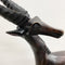 Spectacular Mid Century Springbok Carved Wooden Sculpture Figurine