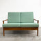 Parker Mid Century Two Seater Lounge Professionally Restored