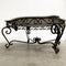 Vintage Wrought Iron & Marble Coffee Table