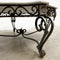 Vintage Wrought Iron & Marble Coffee Table