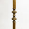 Vintage Brass and Green Marble Standard Lamp and Shade