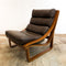 Tessa T4 Mid Century Leather Lounge Chairs