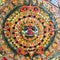 Mid Century Modern Abstract Mosaic Tile and Pasto Oil painted Artwork