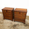 Pair of Vintage Cedar Drawer Chest Bedside Cabinets