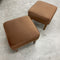 Pair Of Mid Century Velvet Armchairs With Footstools
