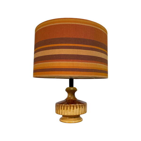 Mid Century Ceramic Lamp & Shade