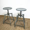 Pair of Vintage Modernist Industrial Stools