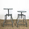 Pair of Vintage Modernist Industrial Stools