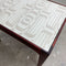 Restored Mid Century Glass Side Table