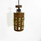Pair of Mid Century Copper Blown Glass Ceiling Lights