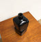 Mid Century Opaque Black Glass Bottle