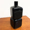 Mid Century Opaque Black Glass Bottle