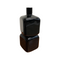 Mid Century Opaque Black Glass Bottle