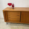 Mid Century 1960's Danish Teak Pin Leg sideboard By Dyrlund