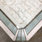 Pair Maitland Smith Tessallated Fossil Stone Clad Brass Side Tables
