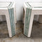 Pair Maitland Smith Tessallated Fossil Stone Clad Brass Side Tables