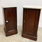 Pair of Antique Marble Top Bedside Cabinets c1880