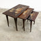 Rare Rosewood Nest Of Mid Century Side Tables