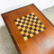 Mid Century Danish Teak Coffee Table With Chess Board
