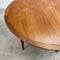 Restored Mid Century TH Brown Blackbean Teak Dining Table