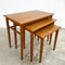 Restored Mid Century Nest Of Side Table